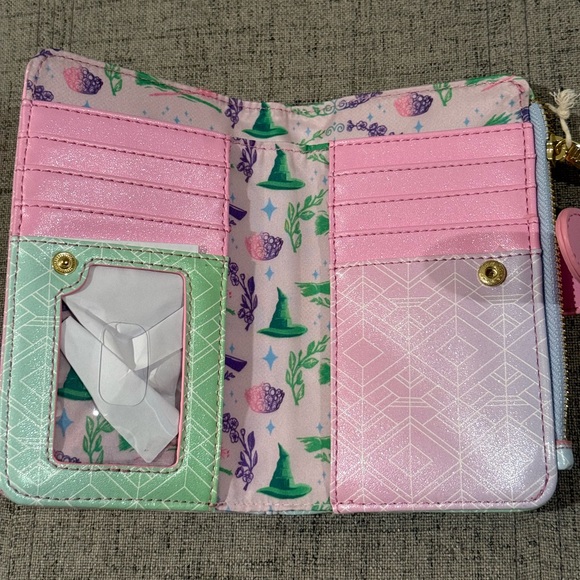 Loungefly Wicked Iridescent Ombré Mini Backpack and Wallet NWT - Picture 9 of 10